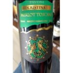 VINO TINTO TOSCANA MERLOT PAVONI CRISTINA 750 ML