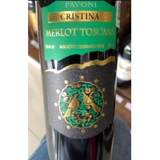 VINO TINTO TOSCANA MERLOT PAVONI CRISTINA 750 ML
